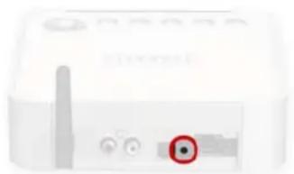 TERRATEC Noxon 2 radio for iPod - Le bouton de réinitialisation - 1