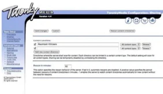 TERRATEC Noxon 2 radio for iPod - Interface Web - Partages - 1
