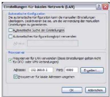 TERRATEC Noxon 2 radio for iPod - En cas d'utilisation d'un serveur proxy... - 1