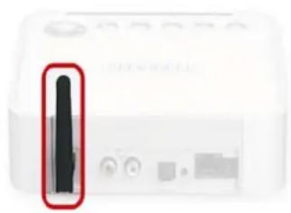 TERRATEC Noxon 2 radio for iPod - La prise pour l'antenne WiFi - 1