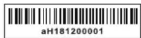 SANGEAN DDR47BT - L'étiquette du code-barres sur le produit est définie ci-dessous: - 1