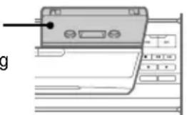 SONY LBTXG500 - Loading a tape - 1