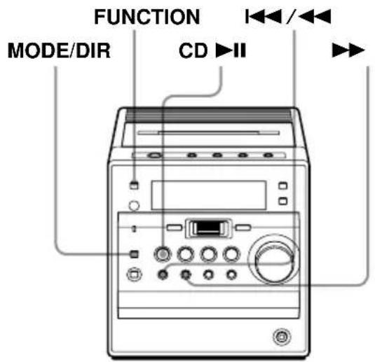 SONY CMTA70 - (Einzeltitelwiedergabe) - 1
