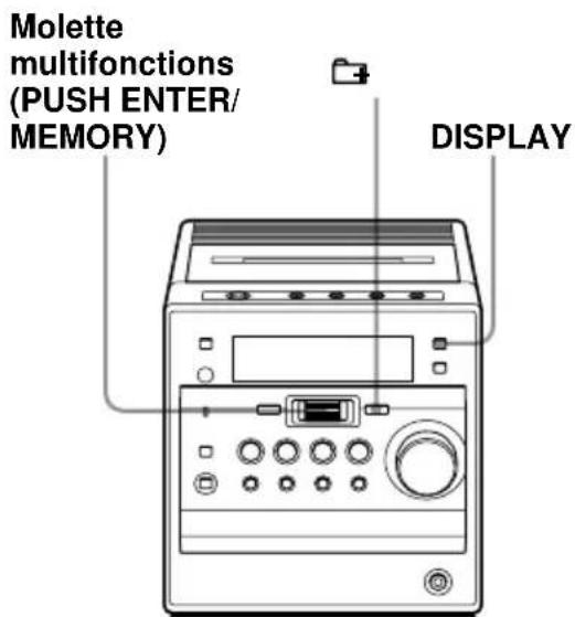 SONY CMTA70 - Réglage du contraste de la fenêtre d'affichage - 1
