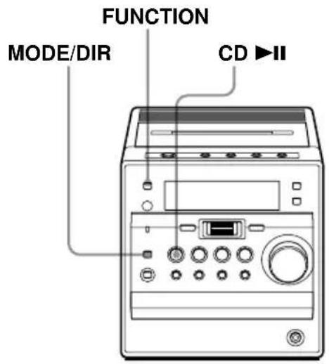 SONY CMTA70 - Wiedergabe von Titeln unter Verwendung von Lesezeichen (Bookmark Track Play) - 1