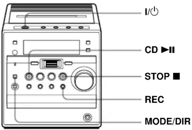 SONY CMTA70 - Utilisez ces touches pour exécuter diverses opérations complémentaires - 1