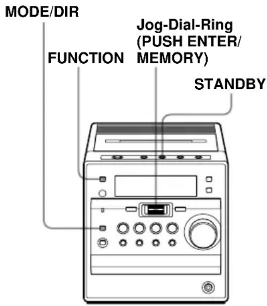 SONY CMTA70 - Aufnehmen von Radiosendungen mit dem Timer - 1
