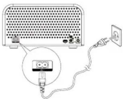 Soundmaster NR850 - Koble til AC-kontakten - 1