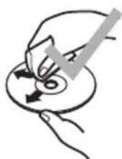 Soundmaster NR850 - Reinigung der Discs - 1