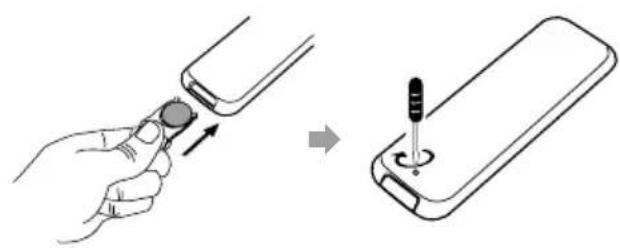 Soundmaster NR850 - Sadan sættes batteriet i - 3