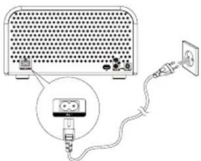 Soundmaster NR850 - Ansluta AC-uttag - 1
