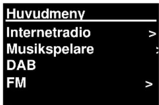 Soundmaster IR3000DAB - Menynavigering - 3