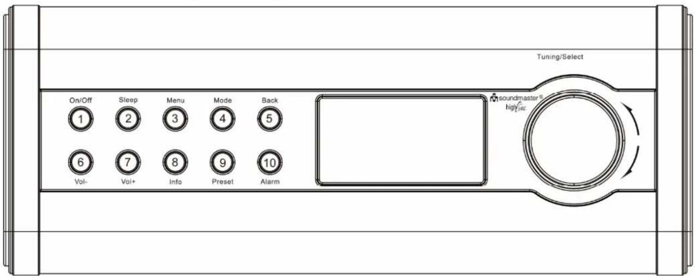Soundmaster IR3000DAB - IR3000DAB Internet Radio - 1
