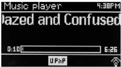 Soundmaster IR3000DAB - Now playing information - 1