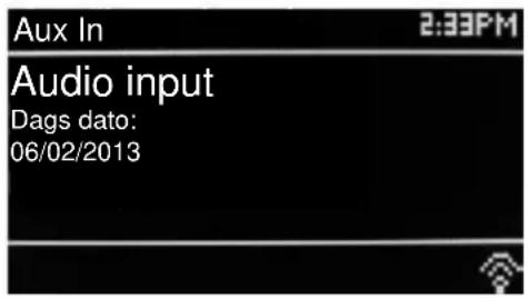 Soundmaster IR3000DAB - Aux in - 1