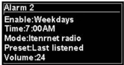 Soundmaster IR3000DAB - Alarms - 1