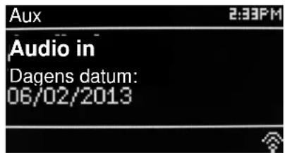 Soundmaster IR3000DAB - Aux in-läge - 1