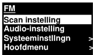 Soundmaster IR3000DAB - Navigeren door het menu - 1