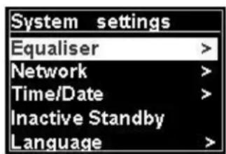 Soundmaster IR3000DAB - Menu Navigation - 2