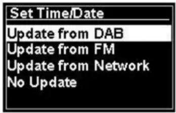 Soundmaster IR3000DAB - Auto update (from DAB, FM or Network) (wizard) - 1