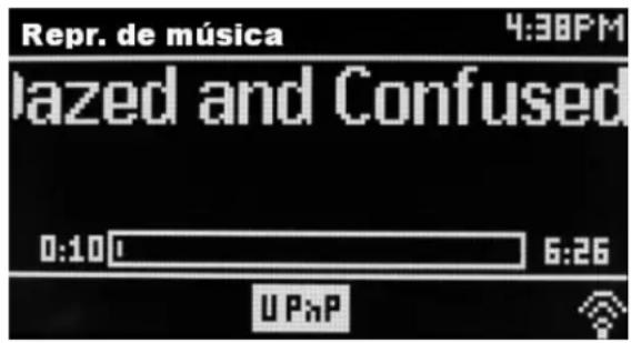 Soundmaster IR3000DAB - Información de Reproduciendo ahora - 1