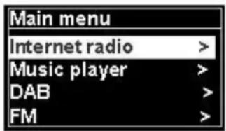 Soundmaster IR3000DAB - Menu Navigation - 3