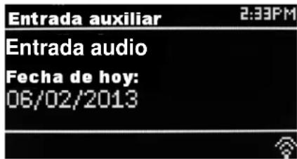 Soundmaster IR3000DAB - Modo aux in - 1