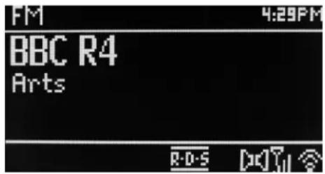 Soundmaster IR3000DAB - FM radio mode - 1