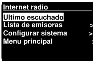 Soundmaster IR3000DAB - Modo de radio internet - 1