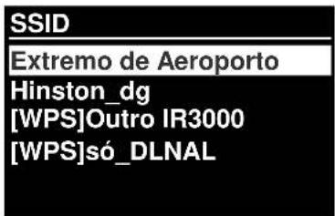 Soundmaster IR3000DAB - Seleccionar uma rede - 1