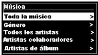 Soundmaster IR3000DAB - Seleccione Menú > Multimedia compartido - 2