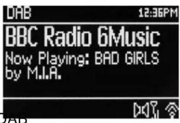 Soundmaster IR3000DAB - Modo de rádio DAB - 1