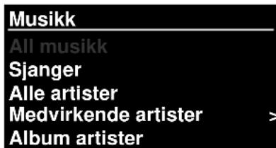 Soundmaster IR3000DAB - Velg Meny > Delte medier - 2