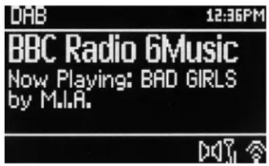 Soundmaster IR3000DAB - DAB-radio-modus - 1