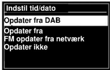 Soundmaster IR3000DAB - Automatisk opdatering (fra DAB, FM eller netværk) (guide) - 2