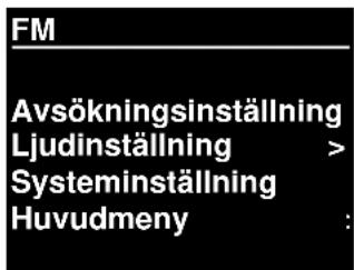 Soundmaster IR3000DAB - Menynavigering - 1