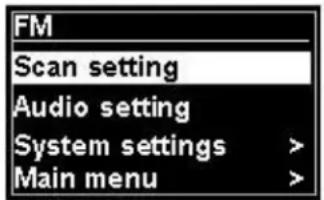 Soundmaster IR3000DAB - Menu Navigation - 1