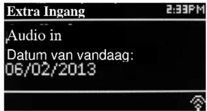 Soundmaster IR3000DAB - Aux in stand - 1