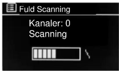 Soundmaster IR3000DAB - Sådan söger du efter kanaler - 1