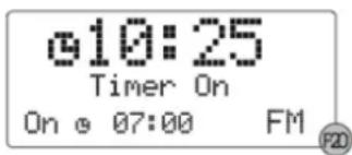 010:25 Timer On On @ 07:00 FM