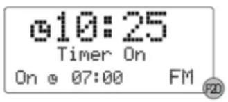 010:25 Timer On On @ 07:00 FM
