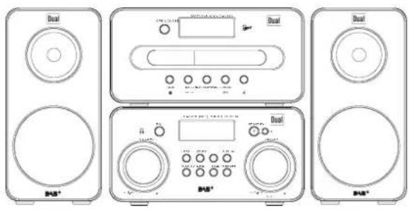 DUAL DAB 102 - DAB+ CD-/MP3-Mikrosystem DAB 102 - 1