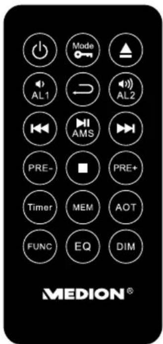 MEDION LIFE E66281 MD 84627 - Fernbedienung - 1