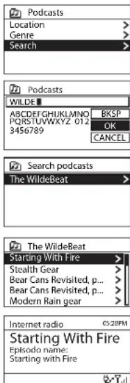 ILUV INT170 - Internet Radio Mode - continuation - 1