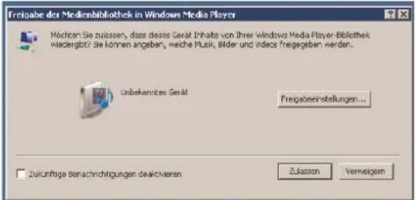 DUAL IR 7S - Media-Player als UPnP-Server verwenden - 1