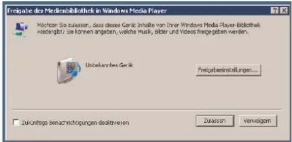 DUAL IR 7S - Utilizzo del Media Player come server UPnP - 1