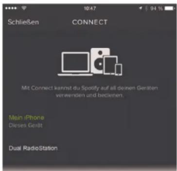 DUAL IR 7S - Utilizzo dell'apparecchio con Spotify - 3