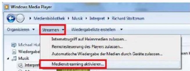 DUAL IR 7S - Medienstreaming aktivieren - 1