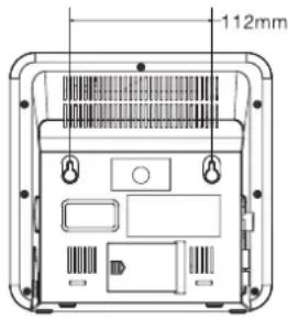 DUAL DAB Vertical 100 - Come predisporre l'apparecchio per il funzionamento Montaggio a parete - 1