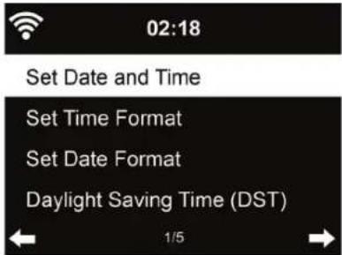 AudioSonic RD8520 - Date & Time - 1